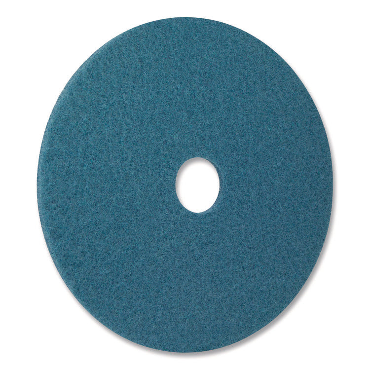 Blue Cleaner Pad, 20" Diameter, Blue, 5/Carton