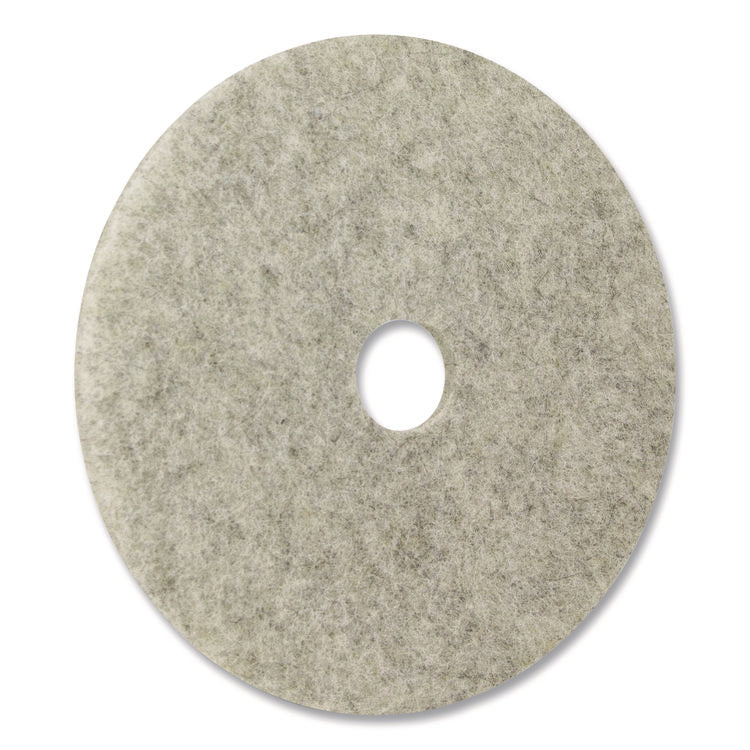 Combo Burnishing Pads, 28" Diameter, Gray, 5/Carton