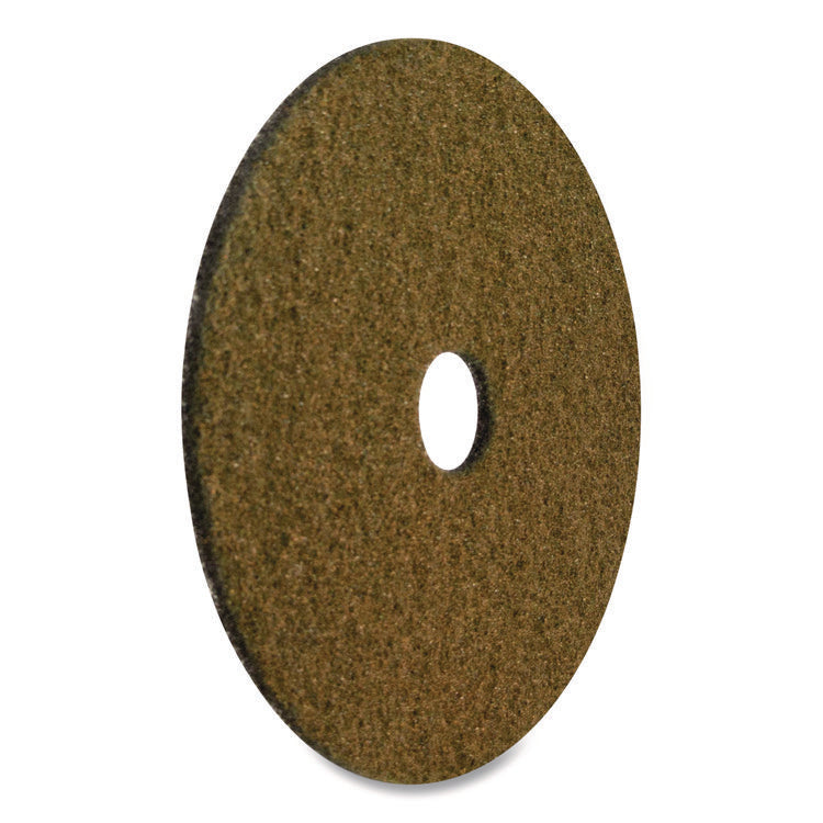 Black Diamond 1500 Grit Diamond Pad, 20" Diameter, Black/Yellow, 2/Carton