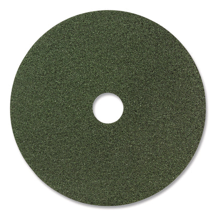 Black Diamond 3000 Grit Diamond Pad, 17" Diameter, Black/Green, 2/Carton