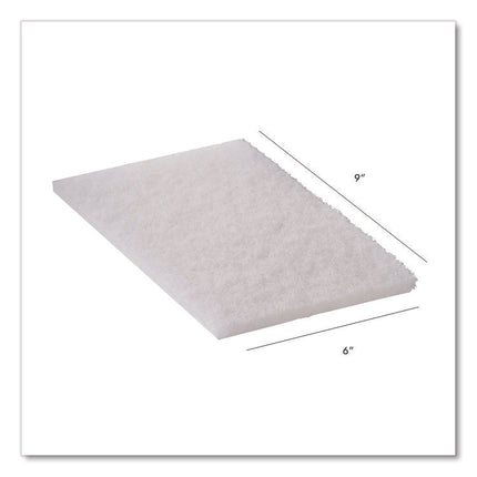 92-98 Light Duty Hand Pad, 6 x 9, White, 20/Pack, 3 Packs/Carton