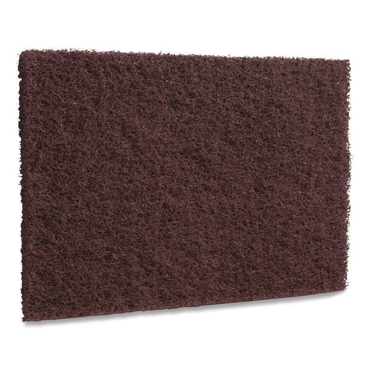 Dominator Strip Pad, 14 x 20, Burgundy, 5/Carton