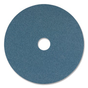 Blue Cleaner Pad, 16" Diameter, Blue, 5/Carton