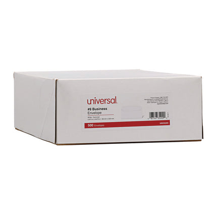 Open-Side Business Envelope, #9, Square Flap, Gummed Closure, 3.88 x 8.88, White, 500/Box
