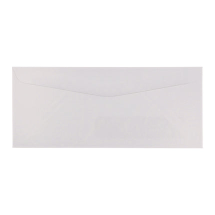 Open-Side Business Envelope, 1 Window, #10, Commercial Flap, Gummed Closure, 4.13 x 9.5, White, 500/Box