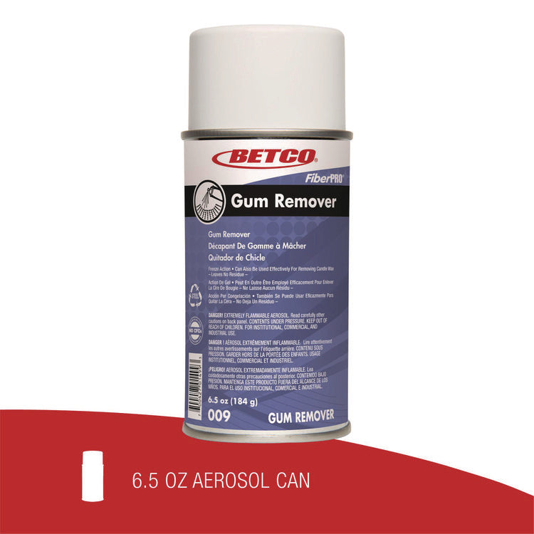 FiberPRO Gum Remover, 6.5 oz Aerosol Can, 12/Carton