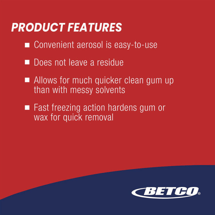 FiberPRO Gum Remover, 6.5 oz Aerosol Can, 12/Carton