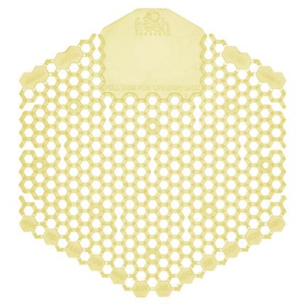 Wave 3d Urinal Deodorizer Screen, Citrus Scent, Yellow, 10/box