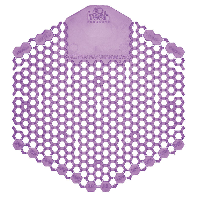 The Wave Urinal Deodorizer, Urinal Screens, Fabulous Scent, 58 G, Purple, 10/box, 6 Boxes/carton