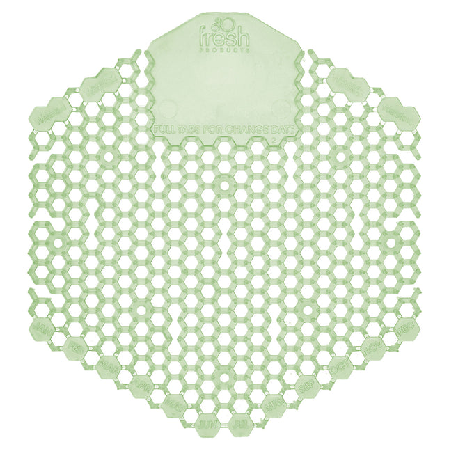 The Wave Urinal Deodorizer, Urinal Screens, Herbal Mint Scent, 58 G, 10/box, 6 Boxes/carton