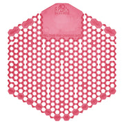 Wave 3d Urinal Deodorizer Screen, Spiced Apple Scent, Red, 10/box