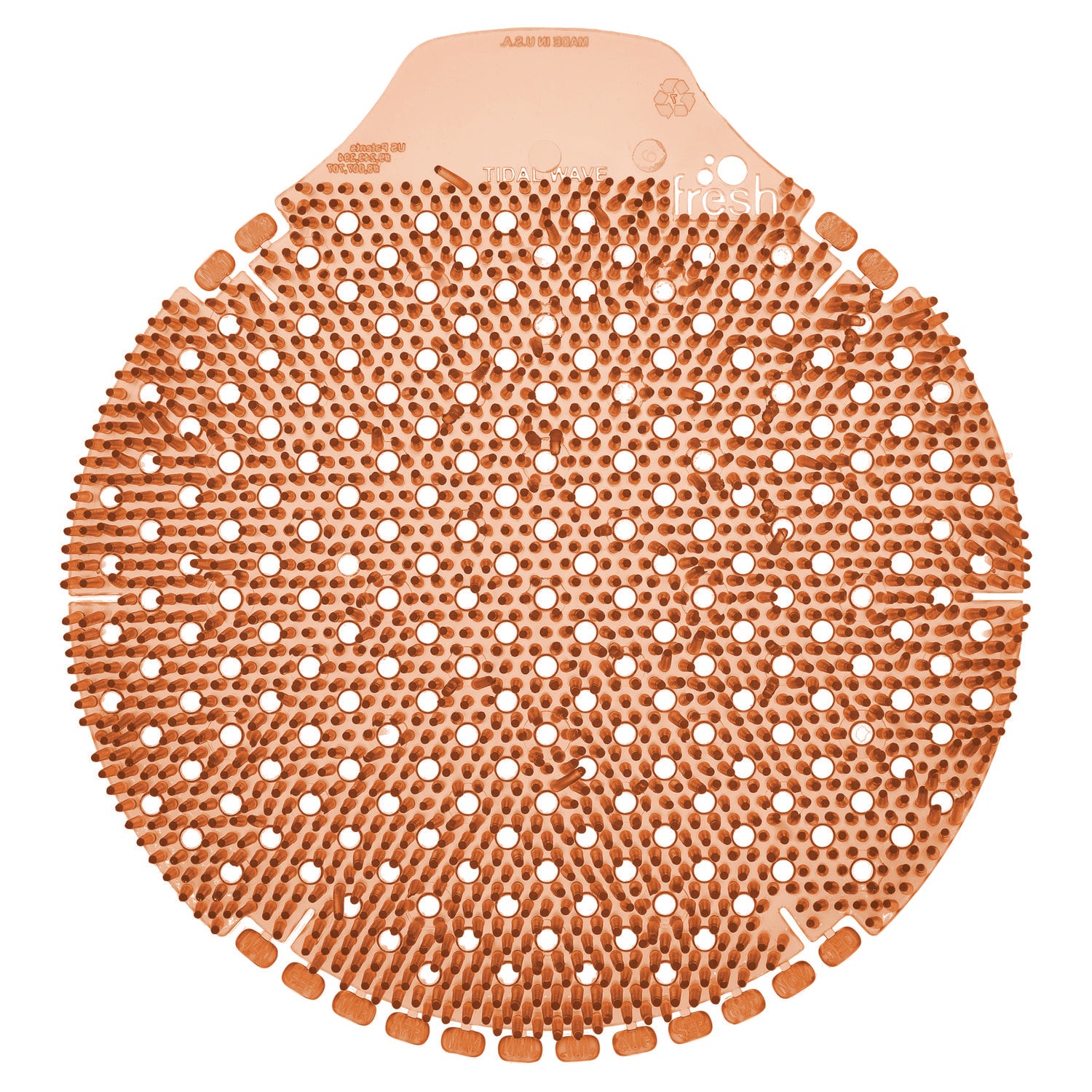 Tidal Wave, Urinal Screens, Mango Scent, 0.42 Oz, Orange, 6/box