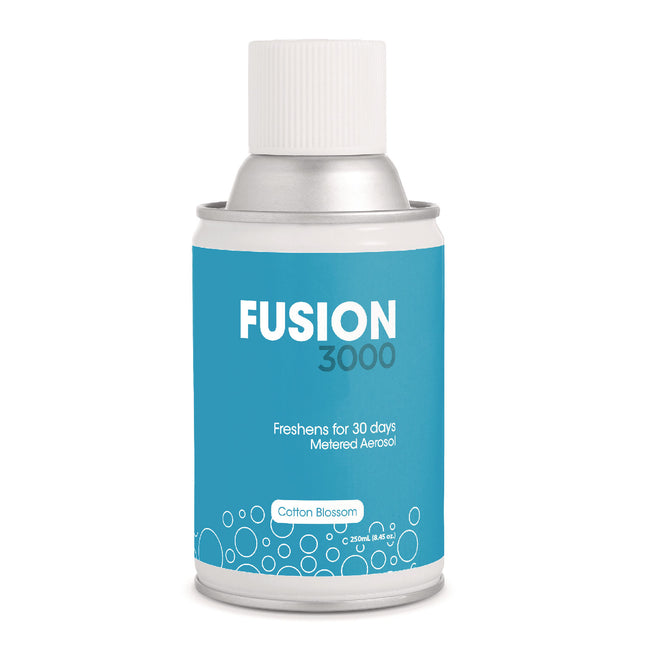 Fusion Metered Aerosols, Cotton Blossom, 6.25 Oz Aerosol Spray, 12/carton