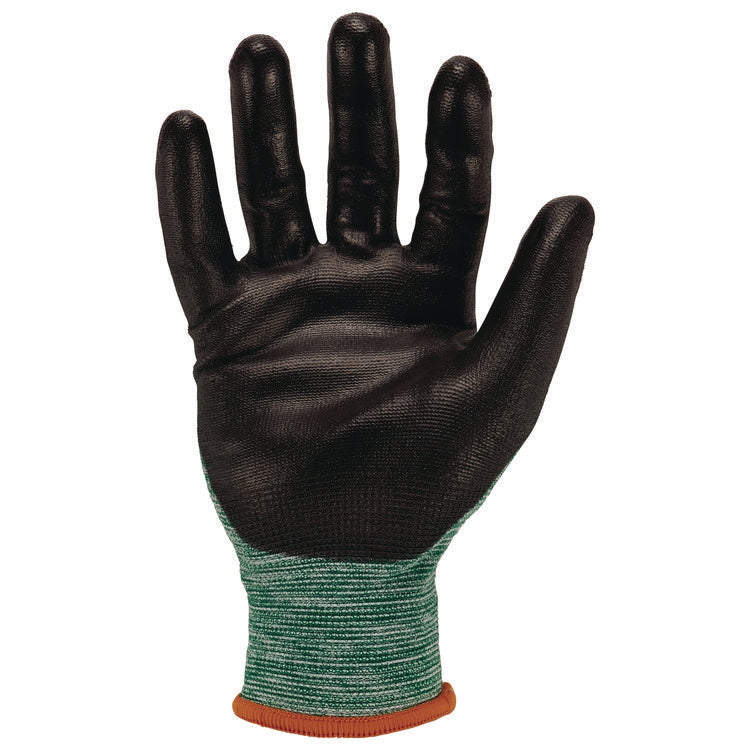 ProFlex 7002-ECO Recycled PU Coated Gloves, Green, Small, Pair