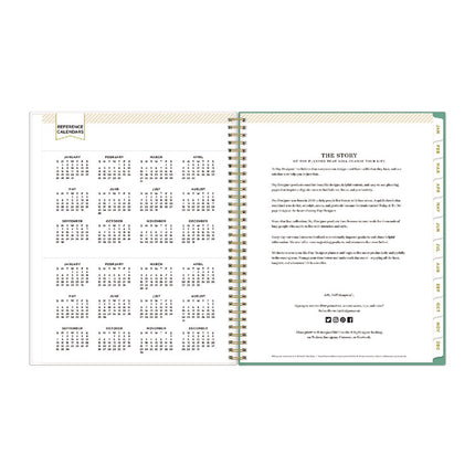 Day Designer Peyton Create-Your-Own Cover Weekly/Monthly Planner, Floral Artwork, 11 x 8.5, White, 12-Month (Jan-Dec): 2025