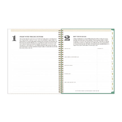 Day Designer Peyton Create-Your-Own Cover Weekly/Monthly Planner, Floral Artwork, 11 x 8.5, White, 12-Month (Jan-Dec): 2025