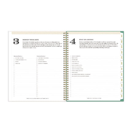 Day Designer Peyton Create-Your-Own Cover Weekly/Monthly Planner, Floral Artwork, 11 x 8.5, White, 12-Month (Jan-Dec): 2025