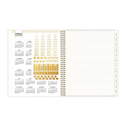 Day Designer Coming Up Roses Create-Your-Own Cover Weekly/Monthly Planner, Roses Artwork, 11 x 8.5, 12-Month (Jan-Dec): 2025