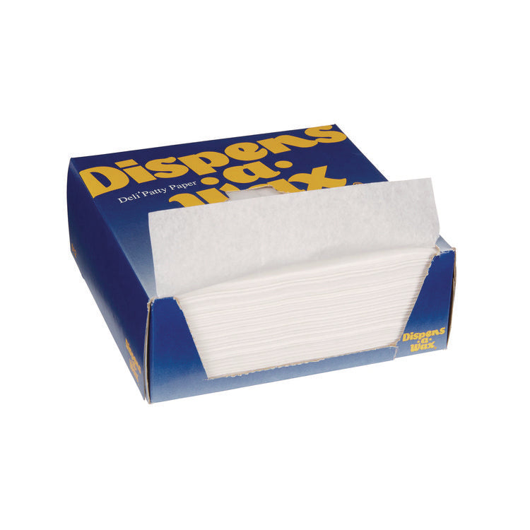 Dispens-A-Wax Waxed Deli Patty Paper, 5.5 x 5.5, 1,000/Box, 24 Boxes/Carton