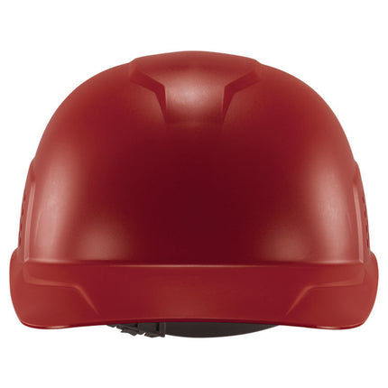 Skullerz 8951 Vented Hard Shell Bump Cap, Short Brim, Red