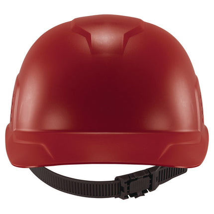 Skullerz 8951 Vented Hard Shell Bump Cap, Short Brim, Red