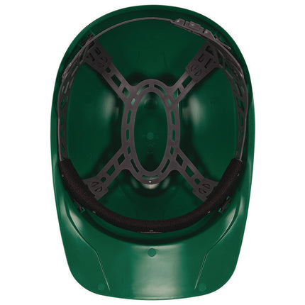 Skullerz 8952 Hard Shell Bump Cap, Short Brim, Green