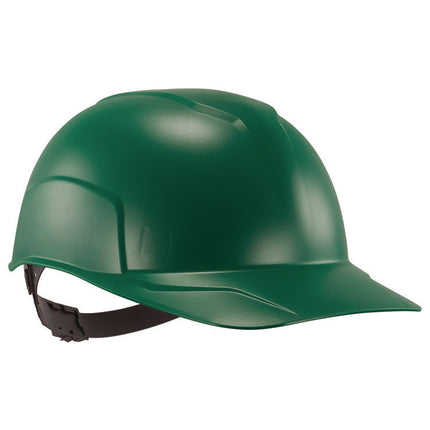 Skullerz 8952 Hard Shell Bump Cap, Short Brim, Green