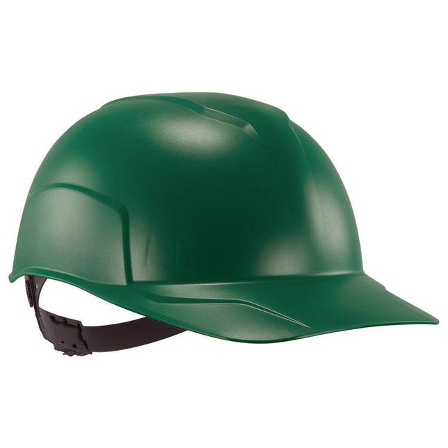 Skullerz 8952 Hard Shell Bump Cap, Short Brim, Green