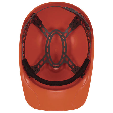 Skullerz 8952 Hard Shell Bump Cap, Short Brim, Orange