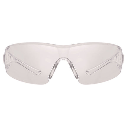 Skullerz VORDR Safety Glasses, Frameless, Clear Polycarbonate Lens, 12/Pack