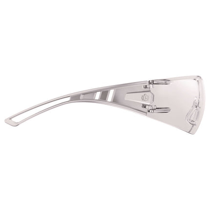 Skullerz VORDR Safety Glasses, Frameless, Clear Polycarbonate Lens, 12/Pack