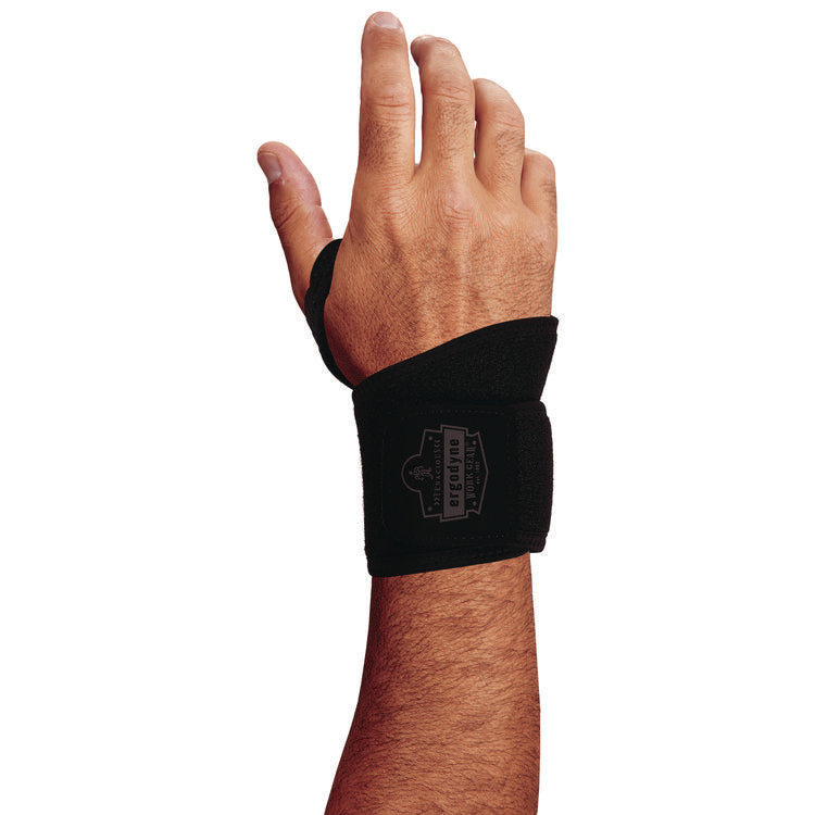 ProFlex 425 Neoprene Wrist Wrap Support with Thumb Loop, One Size Fits Most, Fits Left Hand/Right Hand, Black