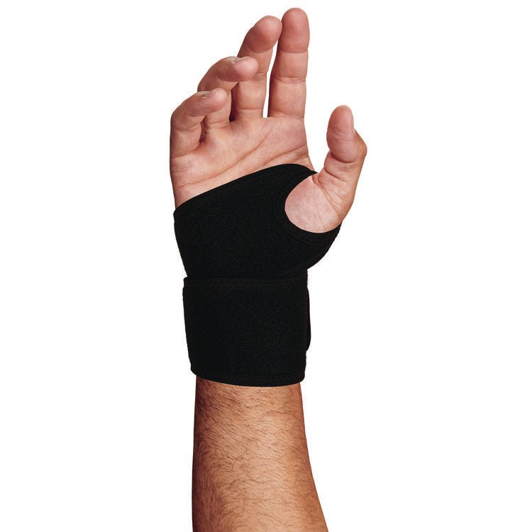 ProFlex 425 Neoprene Wrist Wrap Support with Thumb Loop, One Size Fits Most, Fits Left Hand/Right Hand, Black