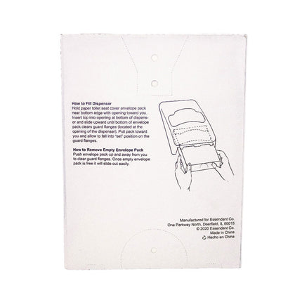 Quarter-Fold Toilet Seat Covers, 14.17 x 16.73, White, 5,000/Carton