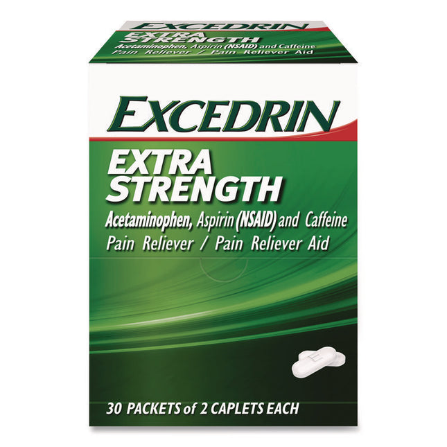 X-Strength Caplets, 2 Caplets/Packet, 30 Packets/Box