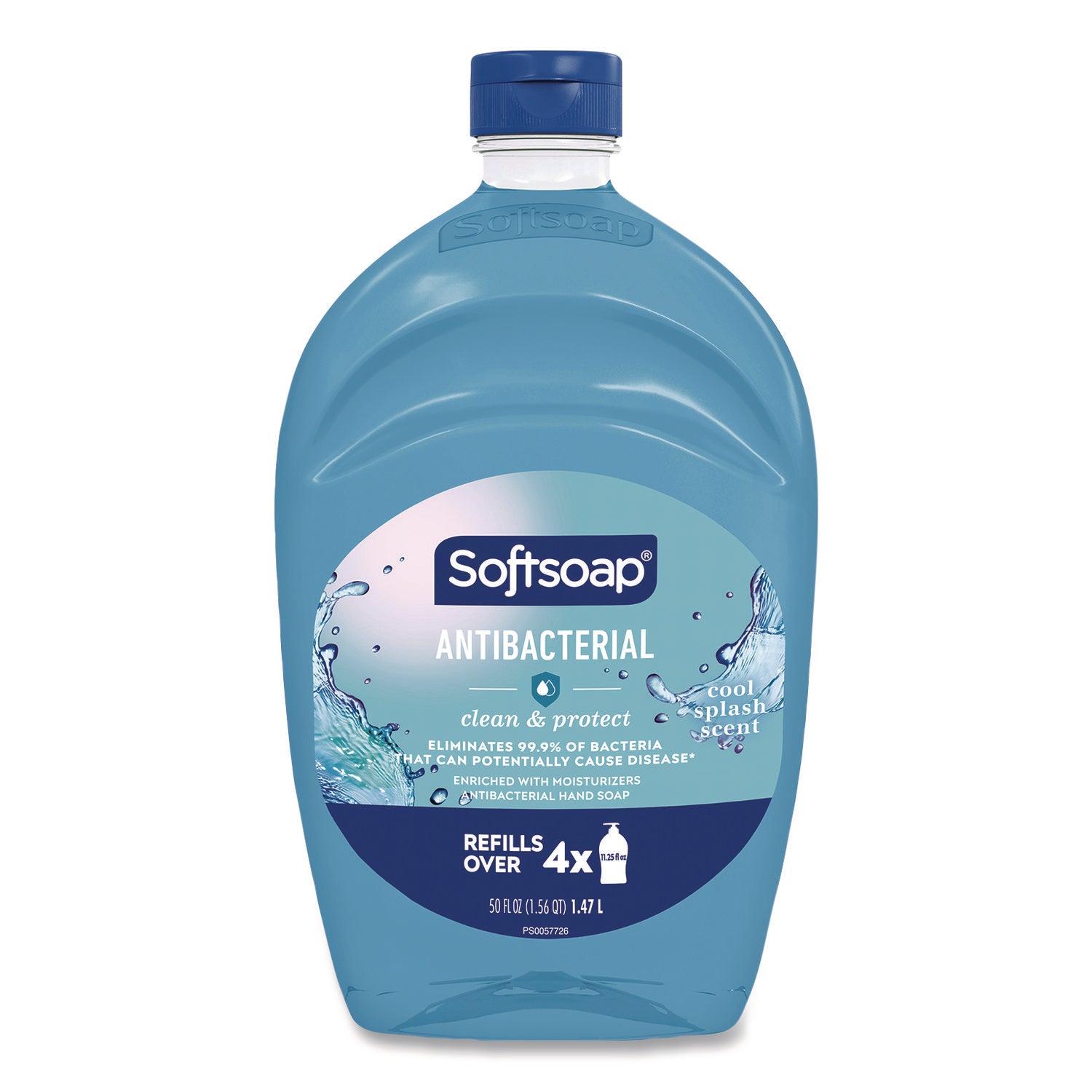 Antibacterial Liquid Hand Soap Refill, Cool Splash, 50 oz Bottle