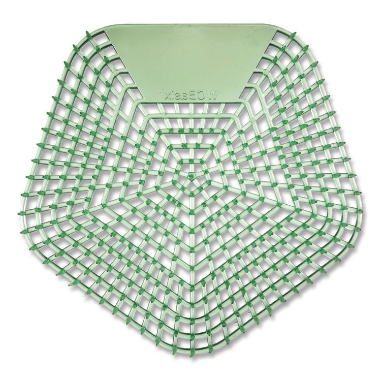 WCBasix Urinal Screen, Cucumber Twist Scent, Green, 0.11 oz, 10/Box