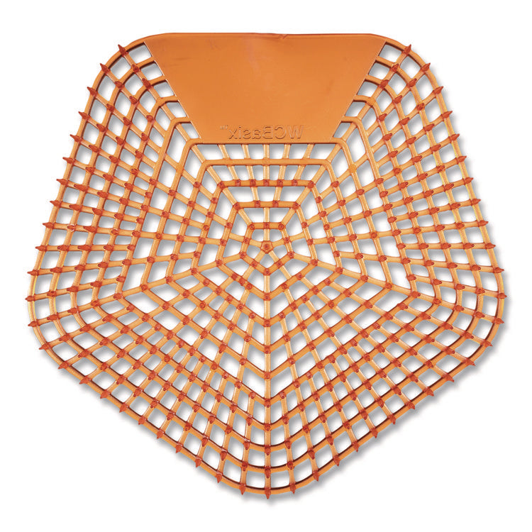 WCBasix Urinal Screen, Mango Mist Scent, Orange, 0.11 oz, 10/Box