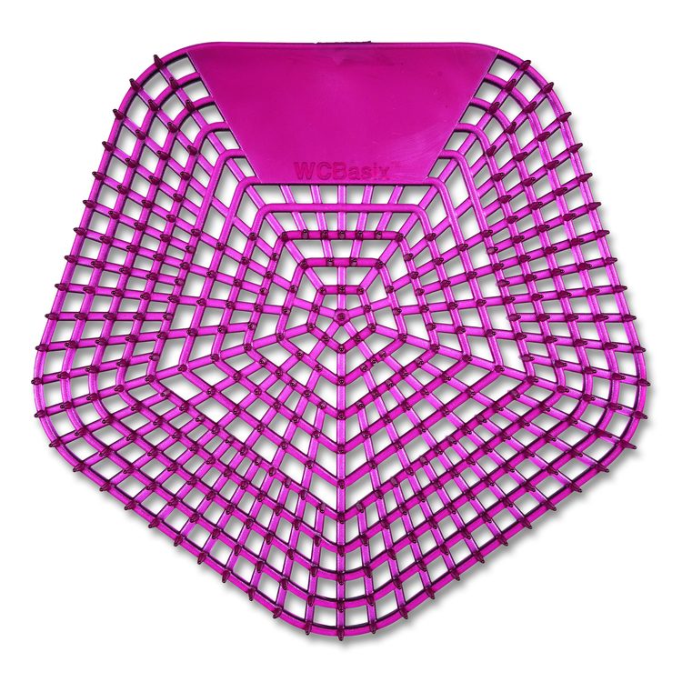 Anti-Splash Urinal Screen, Apple Cinnamon Scent, Red, 0.11 oz, 10/Box