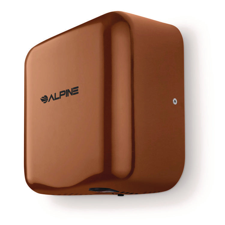 Hemlock Commercial Automatic 120V Hand Dryer, 6.68 x 11.41 x 12.31, Stainless Steel, Copper