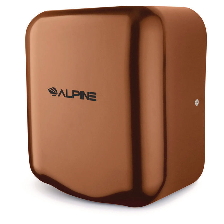 Hemlock Commercial Automatic 120V Hand Dryer, 6.68 x 11.41 x 12.31, Stainless Steel, Copper