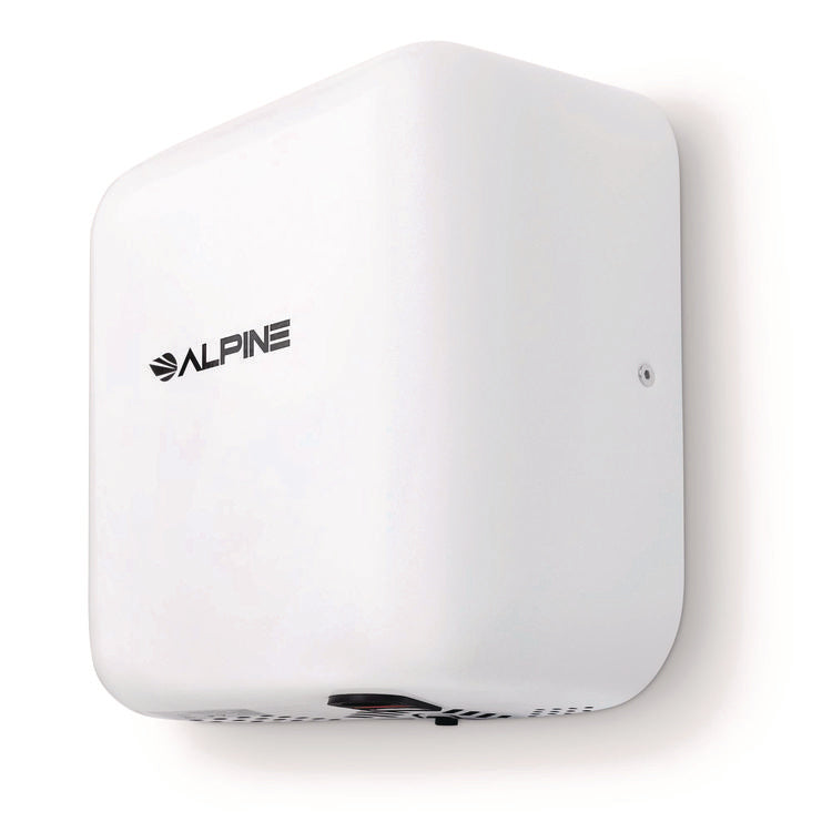 Hemlock Commercial 220V Automatic Hand Dryer, 6.68 x 11.41 x 12.31, Stainless Steel, White