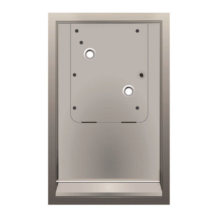 Hemlock Recess Wall Kit, 3.38 x 16.38 x 26, Stainless Steel