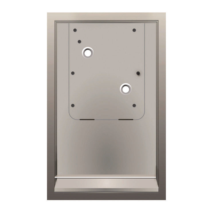 Hemlock Recess Wall Kit, 3.38 x 16.38 x 26, Stainless Steel