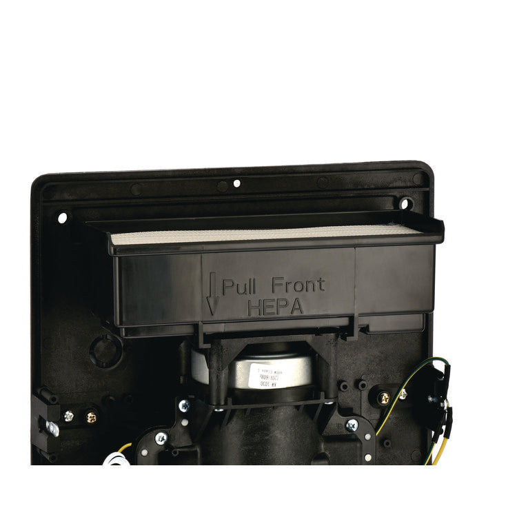 Willow Commercial 120V Automatic Hand Dryer, 3.93 x 11.25 x 12.63, Stainless Steel, Black