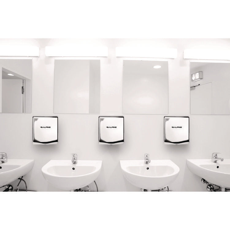 Willow Commercial 120V Automatic Hand Dryer, 3.93 x 11.25 x 12.63, Stainless Steel, Chrome