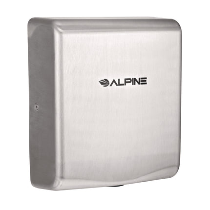 Willow Commercial 120V Automatic Hand Dryer, 3.93 x 11.25 x 12.63, Stainless Steel, Silver
