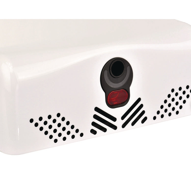 Willow Commercial 120V Automatic Hand Dryer, 3.93 x 11.25 x 12.63, Stainless Steel, White