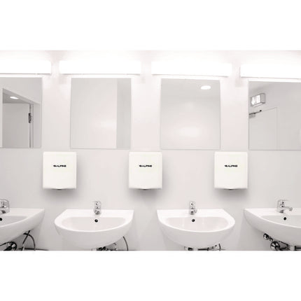 Willow Commercial 120V Automatic Hand Dryer, 3.93 x 11.25 x 12.63, Stainless Steel, White