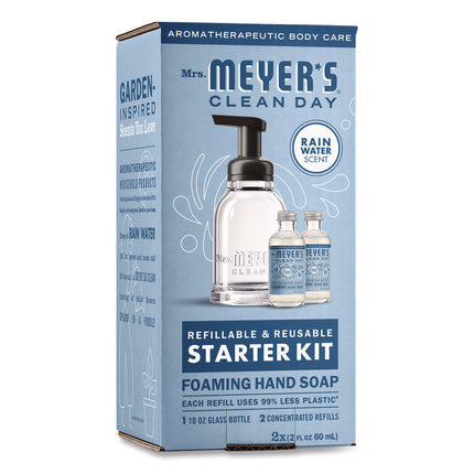 Foaming Hand Soap Concentrate Starter Kit, Rain Water, (2) 2 oz Refill Bottles, 10 oz Dispenser Bottle